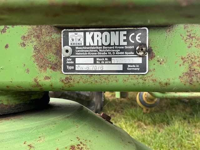 Krone kw670/6 overige oogstmachine - afbeelding 5 van  7