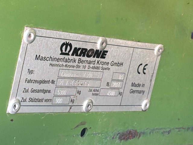 Krone v210 ronde balenmachine - afbeelding 5 van  26
