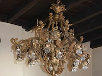 Kroonluster met flora deco - afbeelding 2 van  6