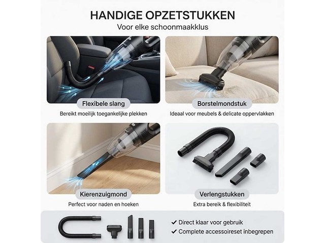 Kruimelzuiger snoerloos (4x) - afbeelding 4 van  7