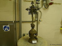 Kruisbeeld in oud koper - afbeelding 1 van  1