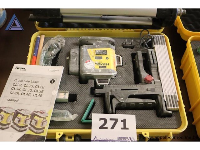 Kruislijnlaser - nivel - reprogeo statief - afbeelding 3 van  4