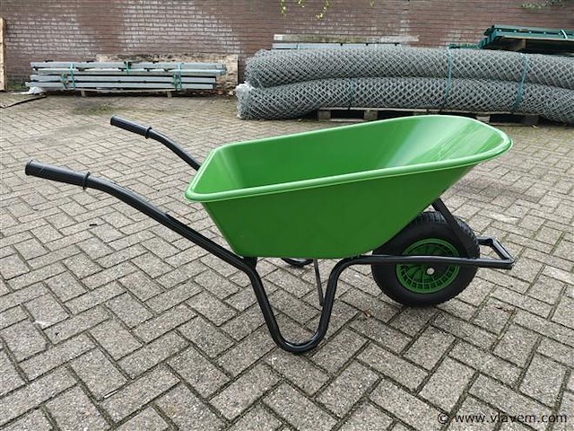Kruiwagen 90 liter groen - afbeelding 5 van  8