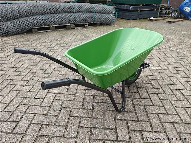 Kruiwagen 90 liter groen - afbeelding 4 van  8