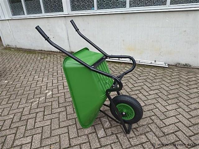 Kruiwagen 90 liter groen - afbeelding 7 van  8