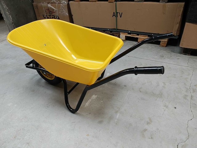 Kruiwagen geel - afbeelding 3 van  4
