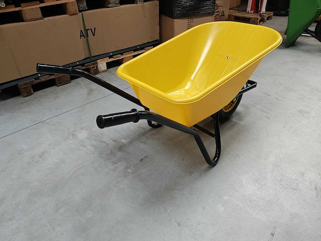 Kruiwagen geel - afbeelding 2 van  4
