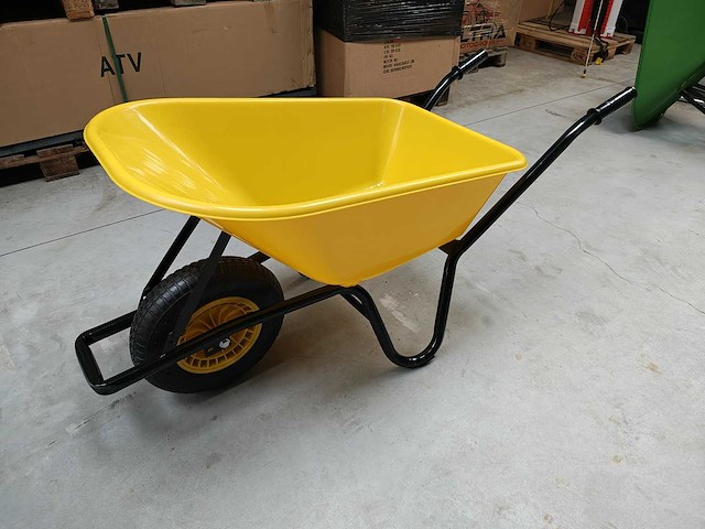 Kruiwagen geel - afbeelding 2 van  4