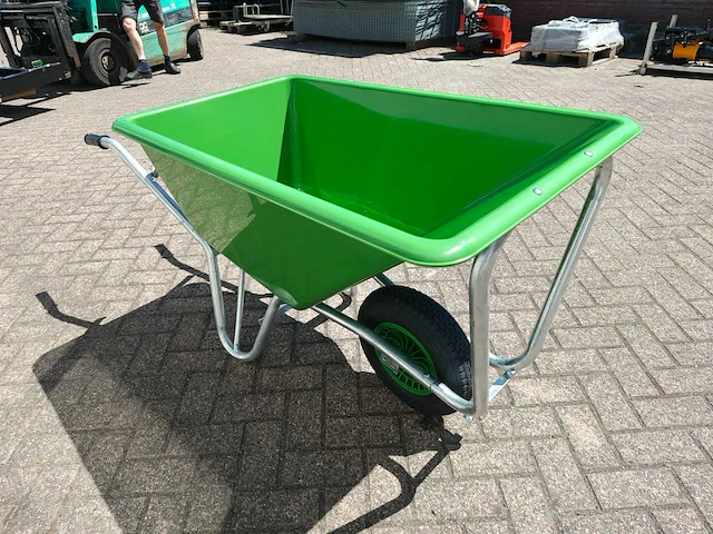 Kruiwagen groen 160l - afbeelding 3 van  7
