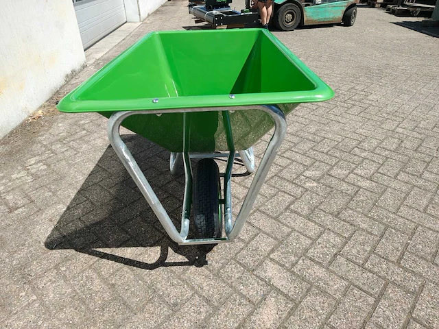 Kruiwagen groen 160l - afbeelding 4 van  7