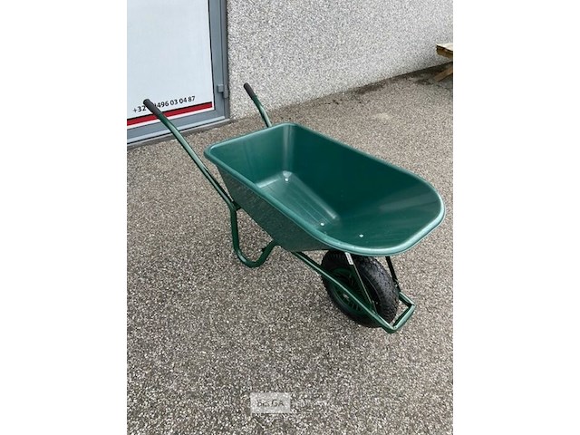 Kruiwagen met plastic bak 120l - één wiel - afbeelding 2 van  3