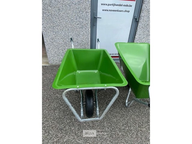 Kruiwagen met plastic bak 180l - één wiel - afbeelding 1 van  3