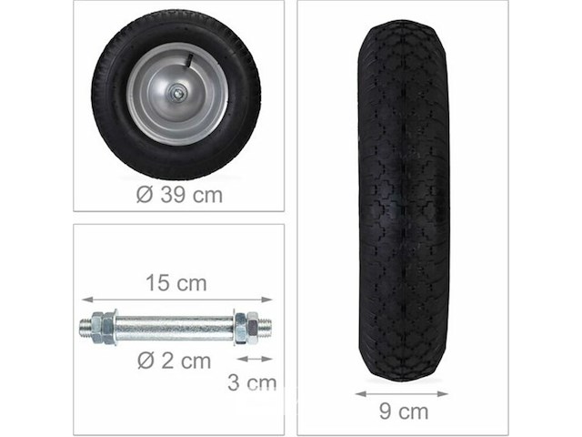 Kruiwagenwiel - afbeelding 2 van  5