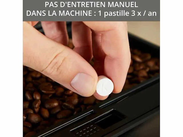 Krups bonenkoffiemachine, 1,7 l, espressokoffiemachine, cappuccino stoompijp - afbeelding 3 van  4