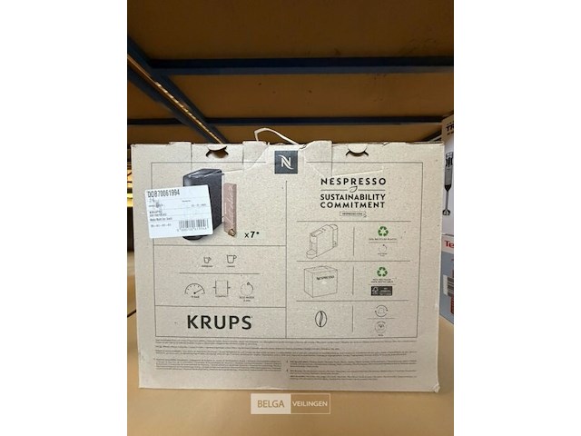 Krups nespresso essenza mini koffieapparaat - afbeelding 2 van  2