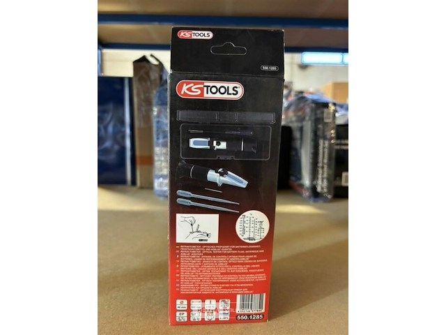 Ks tools antivries- / accuzuurtesteenheid (refractometer) - afbeelding 2 van  2
