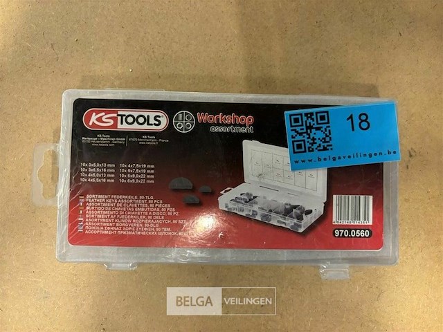 Ks tools assortiment borgveren, 80-dlg - afbeelding 1 van  2