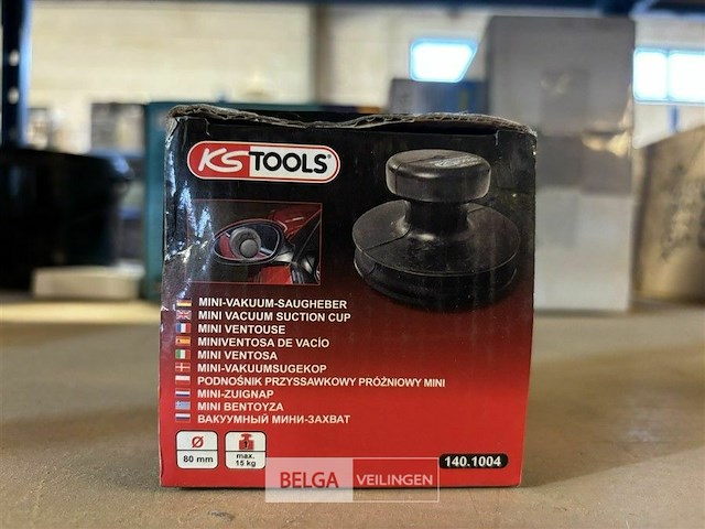 Ks tools mini zuignap, rubber - afbeelding 1 van  3