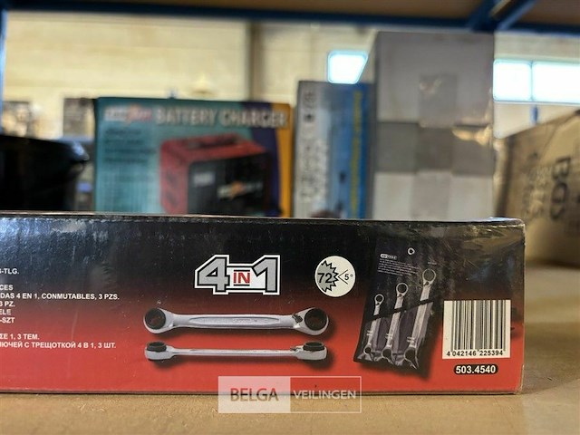 Ks tools ratelsleutelset met dubbele ring - afbeelding 3 van  3