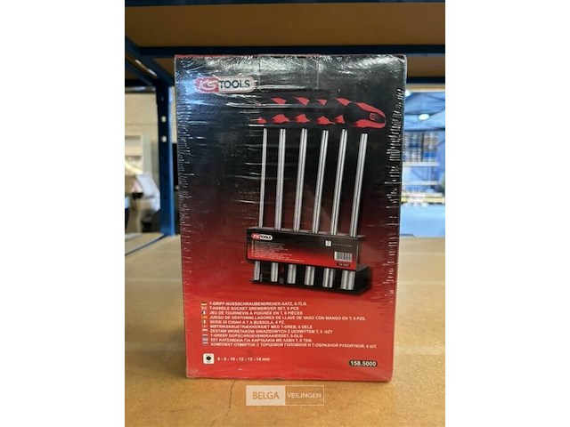Ks tools t-greep dopschroevendraaierset, 6-dlg, 6-14mm - afbeelding 1 van  3