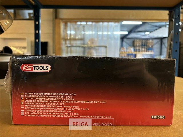 Ks tools t-greep dopschroevendraaierset, 6-dlg, 6-14mm - afbeelding 3 van  3