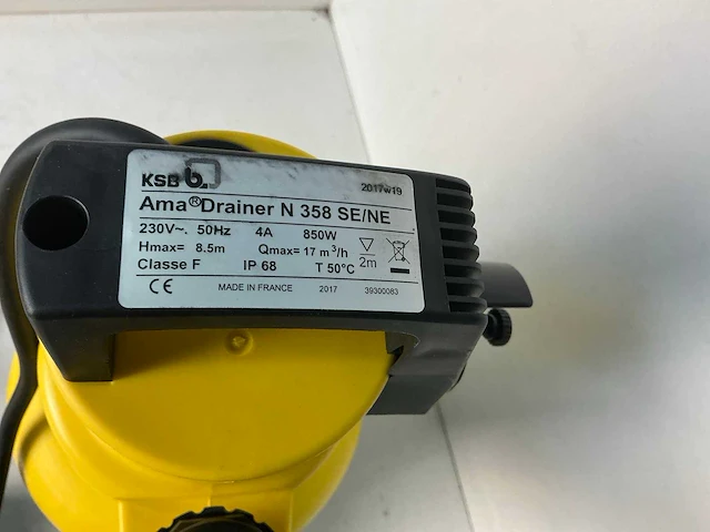 Ksb ama drainer n 358 se/ne dompelpomp - afbeelding 5 van  5