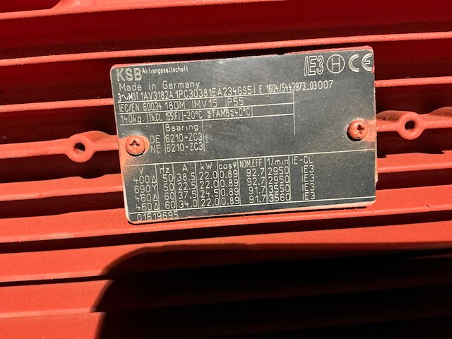 Ksb etaline etl 125-125-160 gg waterpomp - afbeelding 2 van  4