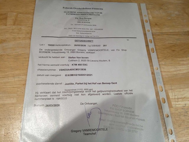 Ktm - exc 450 - motorfiets - afbeelding 8 van  8