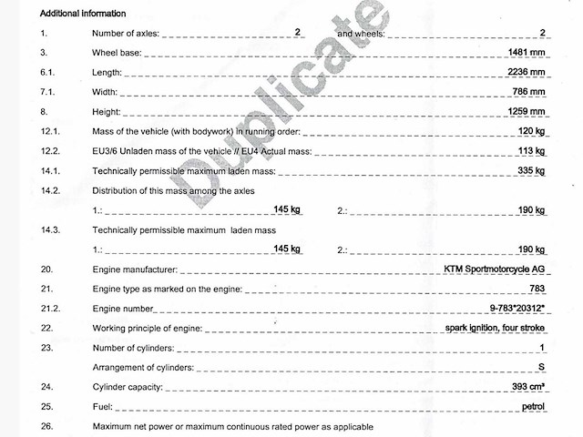 Ktm 400exc motorfiets - afbeelding 6 van  17