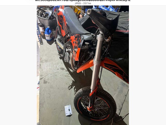 Ktm 400exc motorfiets - afbeelding 15 van  17