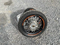 Ktm / heidenau complete spaakwielset onderdeel - afbeelding 4 van  7