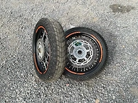 Ktm / heidenau complete spaakwielset onderdeel