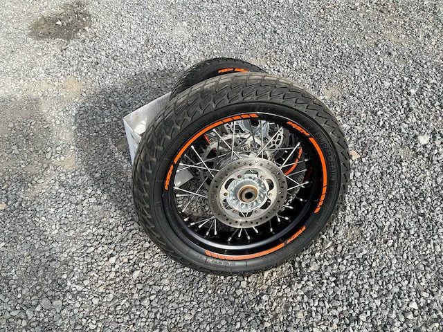 Ktm / heidenau complete spaakwielset onderdeel - afbeelding 4 van  7