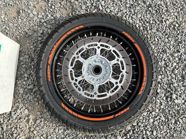 Ktm / heidenau complete spaakwielset onderdeel - afbeelding 6 van  7