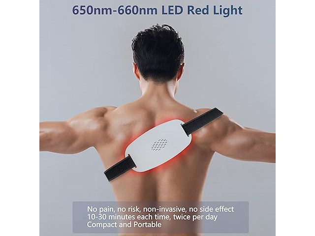 Kts rood lichttherapiepaneel voor pijnverlichting - afbeelding 3 van  5