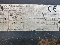 Kubota - 2005 - u45 - 3 - midigraafmachine - afbeelding 9 van  35