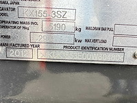Kubota - 2012 - kx155-3sz - midigraafmachine - afbeelding 36 van  41