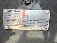 Kubota - 2012 - kx155-3sz - midigraafmachine - afbeelding 15 van  15