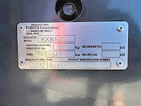 Kubota - 2012 - kx161-3sz - midigraafmachine - afbeelding 41 van  46