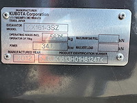 Kubota - 2012 - kx161-3sz - midigraafmachine - afbeelding 33 van  39