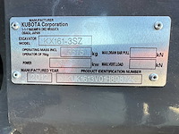 Kubota - 2012 - kx161-3sz - midigraafmachine - afbeelding 37 van  42