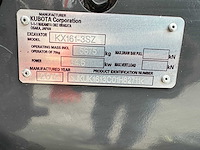 Kubota - 2012 - kx161-3sz - midigraafmachine - afbeelding 13 van  41