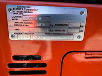 Kubota - 2014 - kx165-5 - midigraafmachine - afbeelding 38 van  43