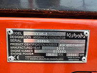 Kubota - 2015 - kx165-5 - midigraafmachine - afbeelding 1 van  2