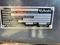 Kubota - 2015 - kx185-3 - midigraafmachine - afbeelding 35 van  40