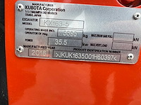 Kubota - 2016 - kx163-5 - midigraafmachine - afbeelding 40 van  41