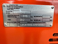 Kubota - 2017 - kx155-5 - midigraafmachine - afbeelding 38 van  43
