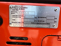 Kubota - 2017 - kx165-5 - midigraafmachine - afbeelding 35 van  40