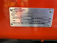Kubota - 2017 - kx175-5 - midigraafmachine - afbeelding 35 van  42