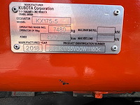 Kubota - 2018 - kx175-5 - midigraafmachine - afbeelding 35 van  40